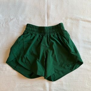 Lululemon Track That Mid-Rise Short 5" - Everglade Green